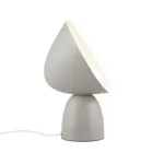 M&ouml;belix TISCHLEUCHTE Hello Wei&szlig; Graubraun D: 15 cm