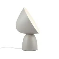 TISCHLEUCHTE Hello Wei&szlig; Graubraun D: 15 cm