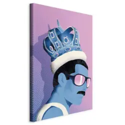 LEINWANDBILD Freddie Pink Hellblau B: 60 cm