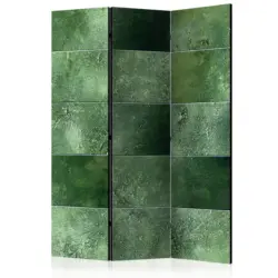 Paravent Green Puzzle Hellgr&uuml;n/Smaragdgr&uuml;n