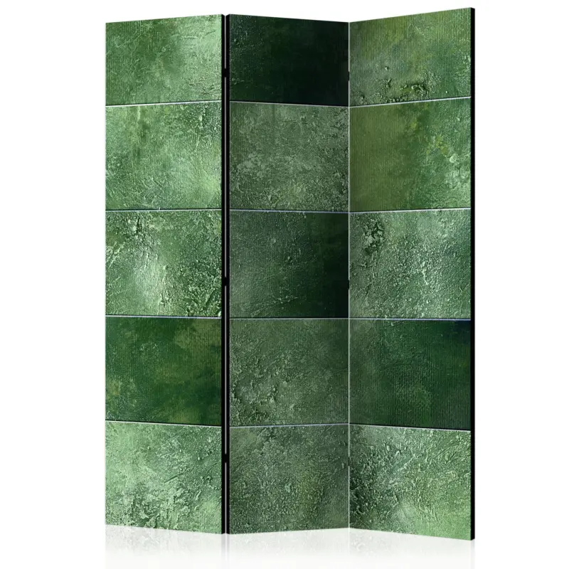Paravent Green Puzzle Hellgr&uuml;n/Smaragdgr&uuml;n