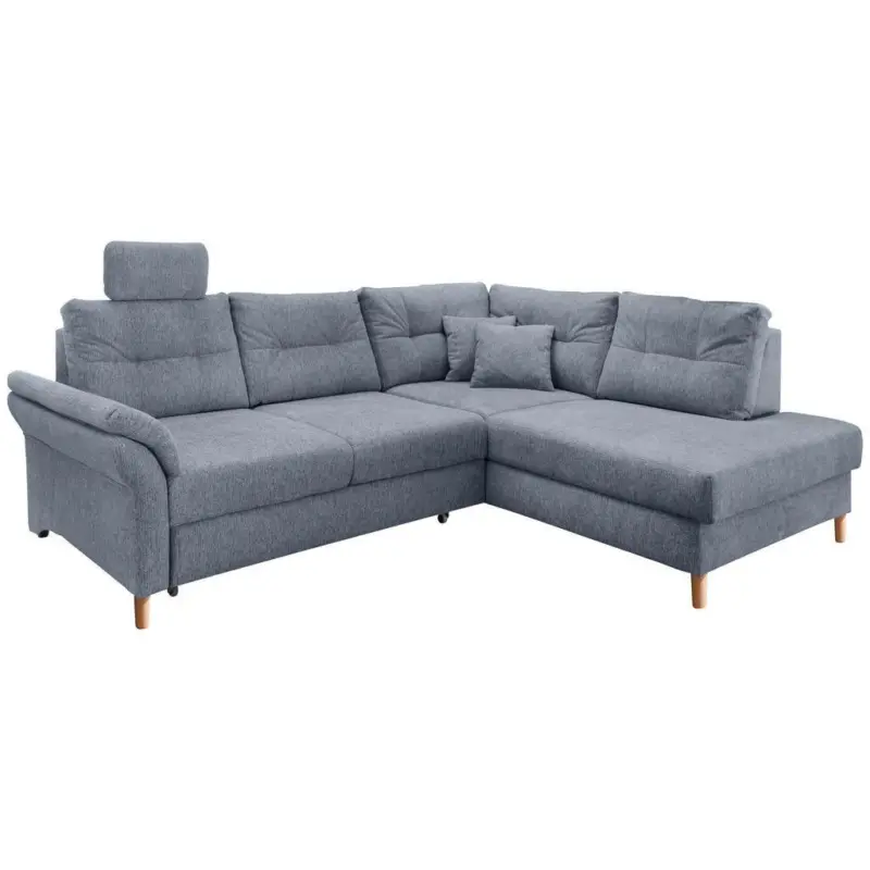Ecksofa Brizzini Hellblau S: 264x206 cm