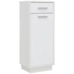 Unterschrank mit Soft-Close Milano B: 38 cm, Wei&szlig;