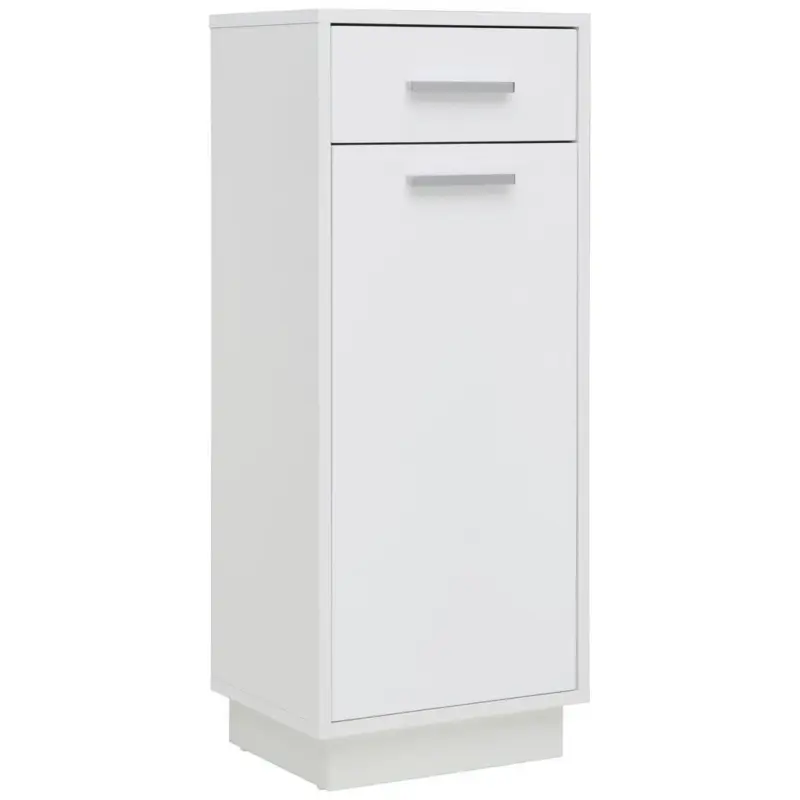 Unterschrank mit Soft-Close Milano B: 38 cm, Wei&szlig;