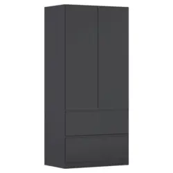 DREHT&Uuml;RENSCHRANK Costa Grau B: 91 cm