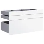 M&ouml;belix Schubladeneinsatz Unit Wei&szlig; B: 91 cm 3 F&auml;cher