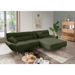 Ecksofa Drago Waldgr&uuml;n S: 290x166 cm
