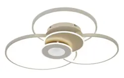 LED-Deckenleuchte Sehr Champagnerfarben max. 40 Watt Deckenlampe