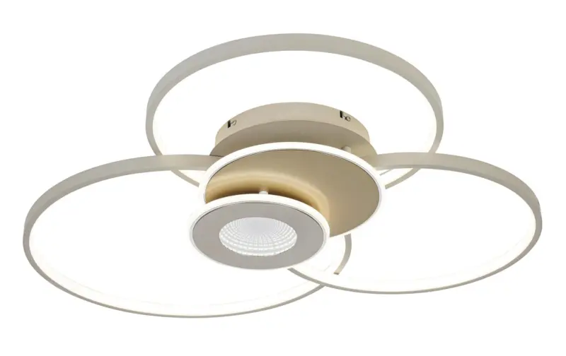 LED-Deckenleuchte Sehr Champagnerfarben max. 40 Watt Deckenlampe