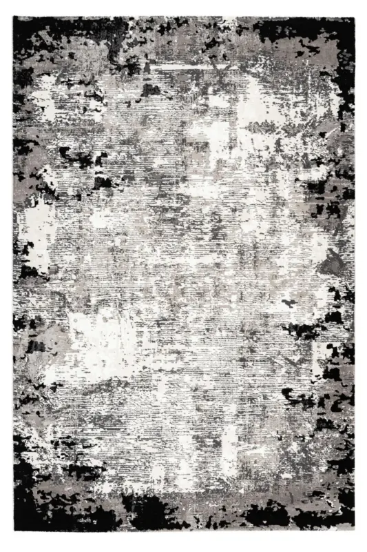 Webteppich my Opal Grau/Schwarz/Wei&szlig;
