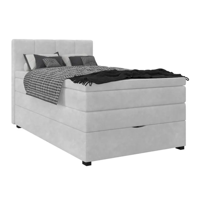 Boxspringbett mit Topper & Bettkasten 120x200 Lauro