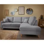 M&ouml;belix Ecksofa Valentina Dunkelgrau S: 230x200 cm
