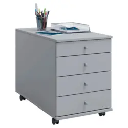 Rollcontainer Grau Lona Maxi 42x57x80 cm
