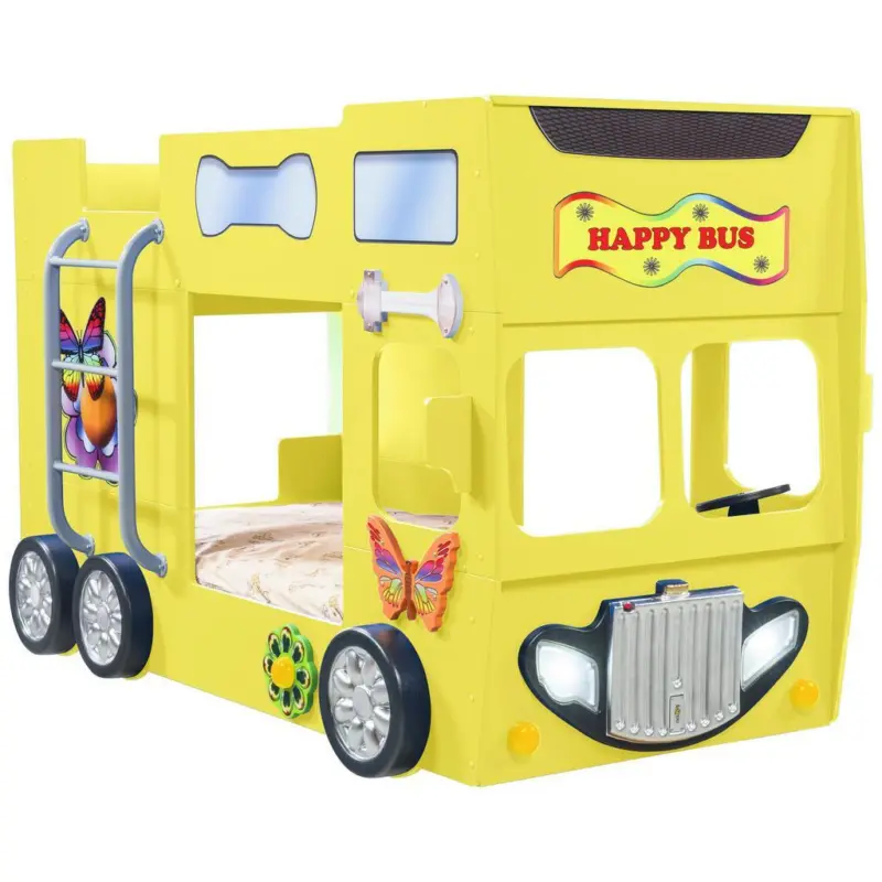 AUTOBETT Happybus Doppeldecker Gelb