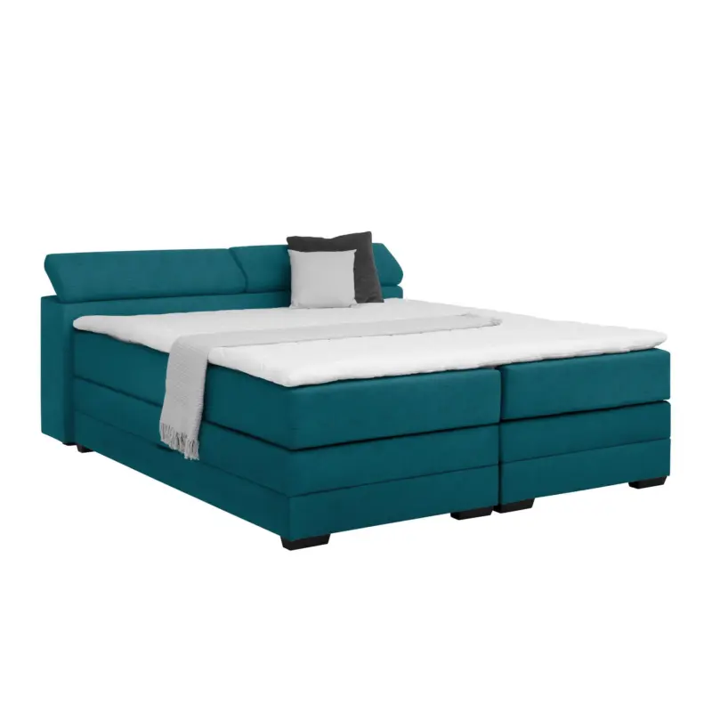Boxspringbett Sevilla Petrol ca. 160x200cm