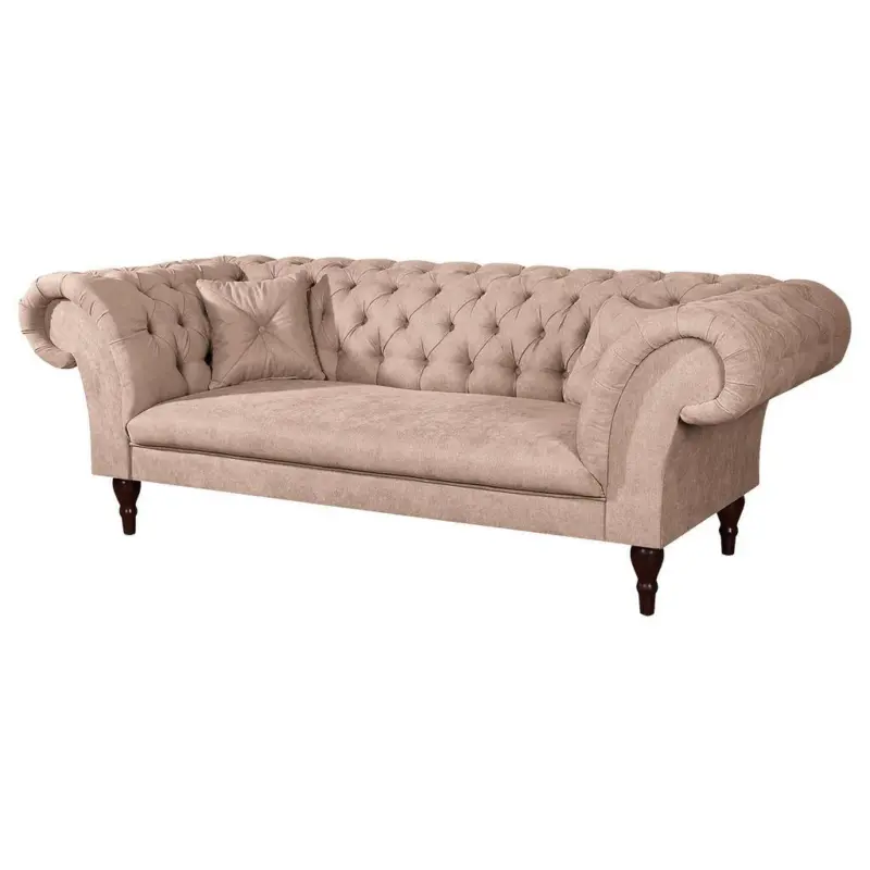 3-SITZER-SOFA Preston Rosa B: 232 cm