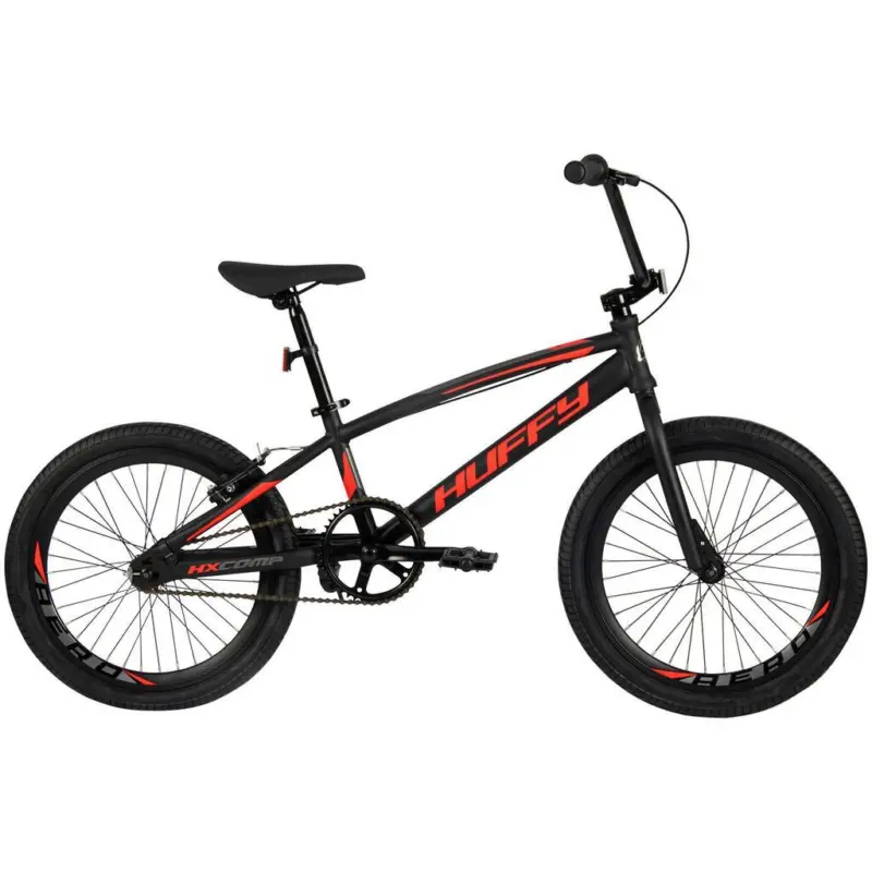 BMX HX Pro Racer Aluminium, Schwarz, 20 Zoll