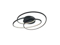 LED-Deckenleuchte Gale Schwarz max. 38,5Watt Deckenlampe