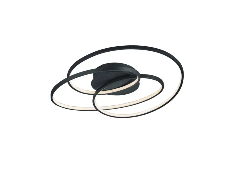 LED-Deckenleuchte Gale Schwarz max. 38,5Watt Deckenlampe