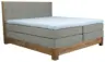 Boxspringbett Cloud Silberfarben ca. 180x200cm