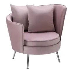 Sessel Cherie Rosa Samt