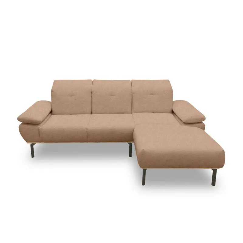 ECKSOFA Rotbraun S: 242x170 cm