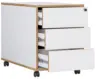 Rollcontainer Salia T70 Wei&szlig;/Honigeiche