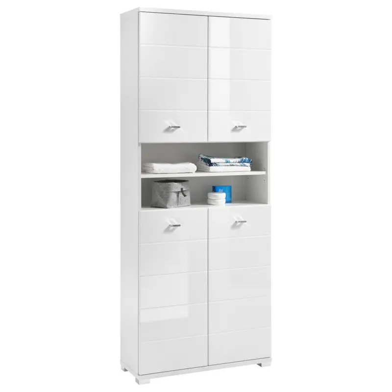 Hochschrank Pool BxH: 76x190cm Wei&szlig; stehend