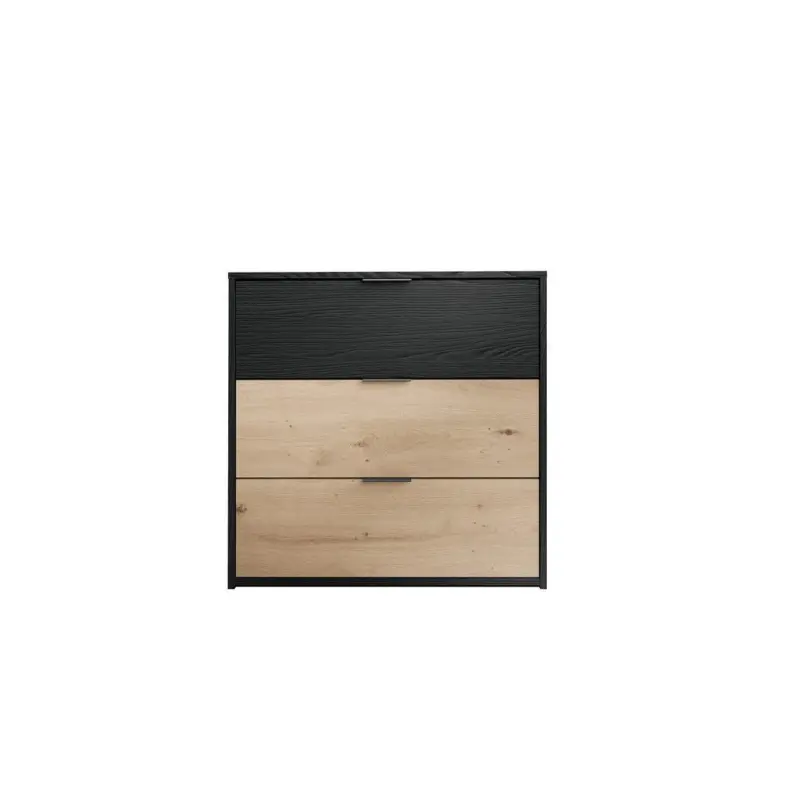 Kommode Rimini Anthrazit/Eiche B: 80cm