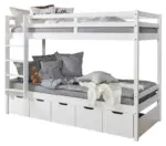 m&ouml;max Dornbirn - Ihr Trendm&ouml;belhaus in Dornbirn Etagenbett Finn mit 5 Schubk&auml;sten ca. 90x200 cm Wei&szlig;