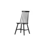 M&ouml;belix Stuhl L&ouml;nneberga Schwarz B: 43 cm