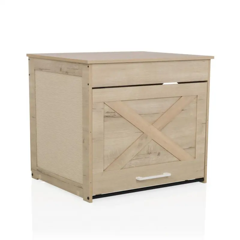 Tierhaus Kitty Pawbox Eichefarben B: 60cm