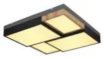 m&ouml;max Dornbirn - Ihr Trendm&ouml;belhaus in Dornbirn LED-Deckenleuchte Gundi Schwarz/Wei&szlig; max. 50 Watt Deckenlampe