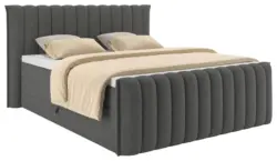 Boxspringbett Lina Anthrazit ca. 180x200cm