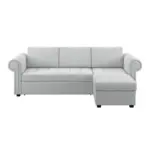 M&ouml;belix Ecksofa Oslo Hellgrau B: 260 cm