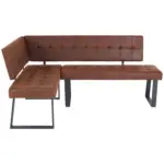 M&ouml;belix Eckbank Braun Lavik 134x185 cm