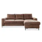 M&ouml;belix Ecksofa Lofty Lilly Vintage Braun