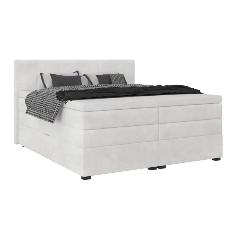 Boxspringbett mit Topper & Bettkasten 160x200 Lauro