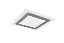 LED-Deckenfarbe Morgan in Wei&szlig;/Nickel max. 46 Watt