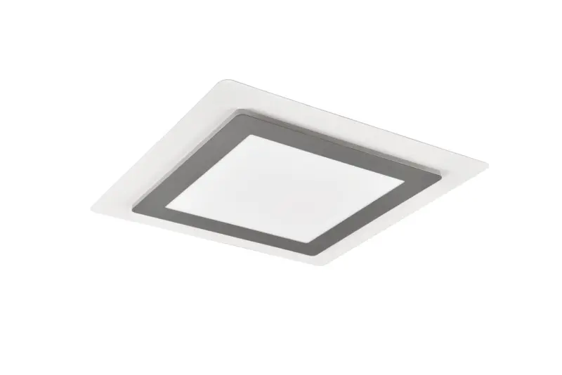 LED-Deckenfarbe Morgan in Wei&szlig;/Nickel max. 46 Watt