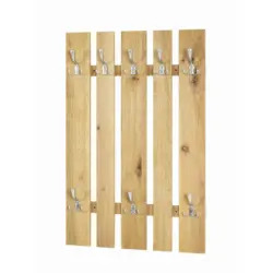 Wandgarderobe Merit Eiche-/Alufarben B: 65cm
