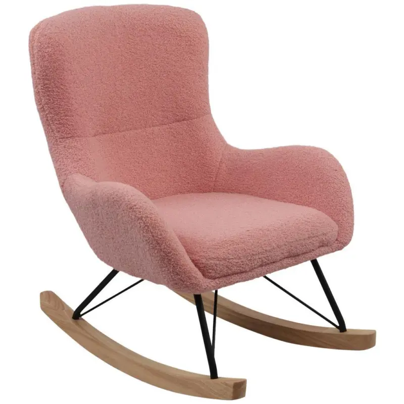 Kinder-Schaukelstuhl Dora Pink B: 55 cm