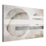 M&ouml;belix Leinwandbild Planets Perlmutt Grauwei&szlig; B: 120 cm
