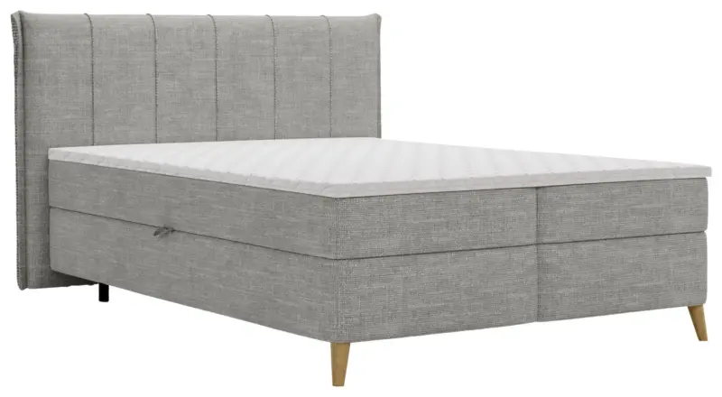 Boxbett Veloria Grau ca. 140x200cm
