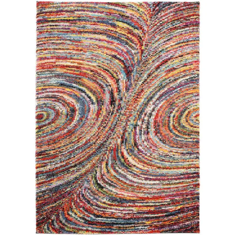 Webteppich Color Face Multicolor 120x170 cm