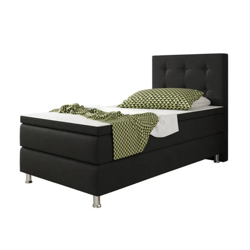 Boxspringbett mit Topper 90x200 cm K&ouml;ln-F