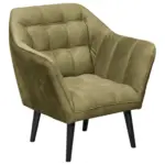 M&ouml;belix Cocktailsessel Max Olivgr&uuml;n B: 84 cm