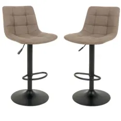BARHOCKER-SET Middelfart Hellbraun B: 43 cm