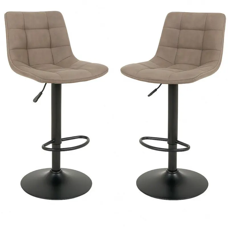 BARHOCKER-SET Middelfart Hellbraun B: 43 cm