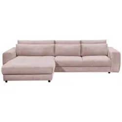 Ecksofa Barura 2S. URC Hellrosa S: 194/333 cm